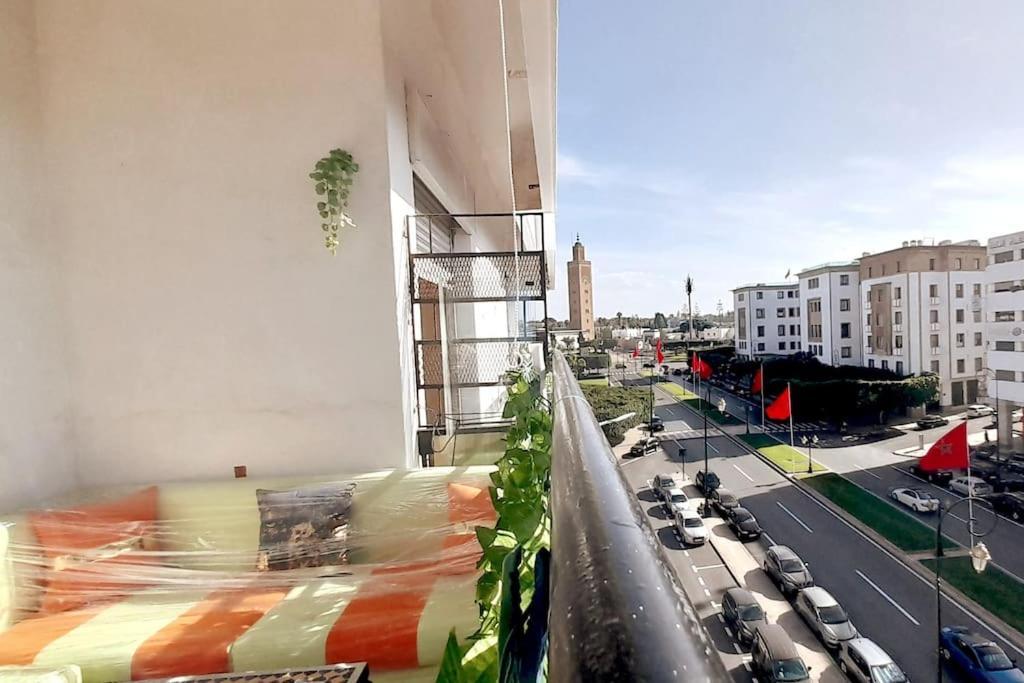 Ferienwohnung Panoramic View Of Downtown Rabat Exterior foto