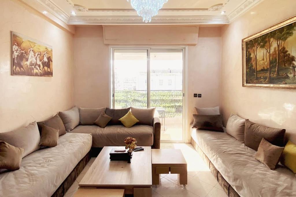 Ferienwohnung Panoramic View Of Downtown Rabat Exterior foto