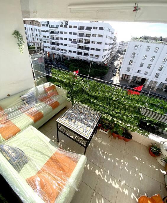 Ferienwohnung Panoramic View Of Downtown Rabat Exterior foto