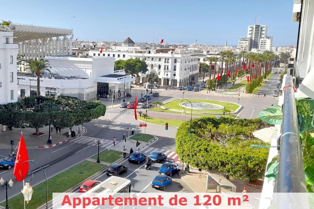 Ferienwohnung Panoramic View Of Downtown Rabat Exterior foto
