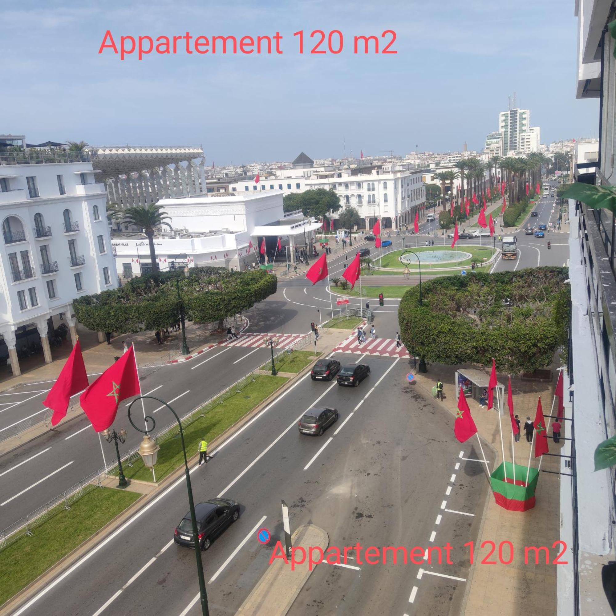 Ferienwohnung Panoramic View Of Downtown Rabat Exterior foto