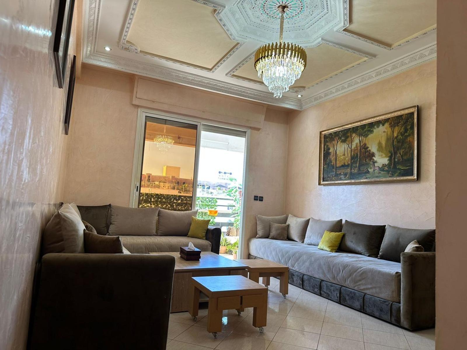 Ferienwohnung Panoramic View Of Downtown Rabat Exterior foto