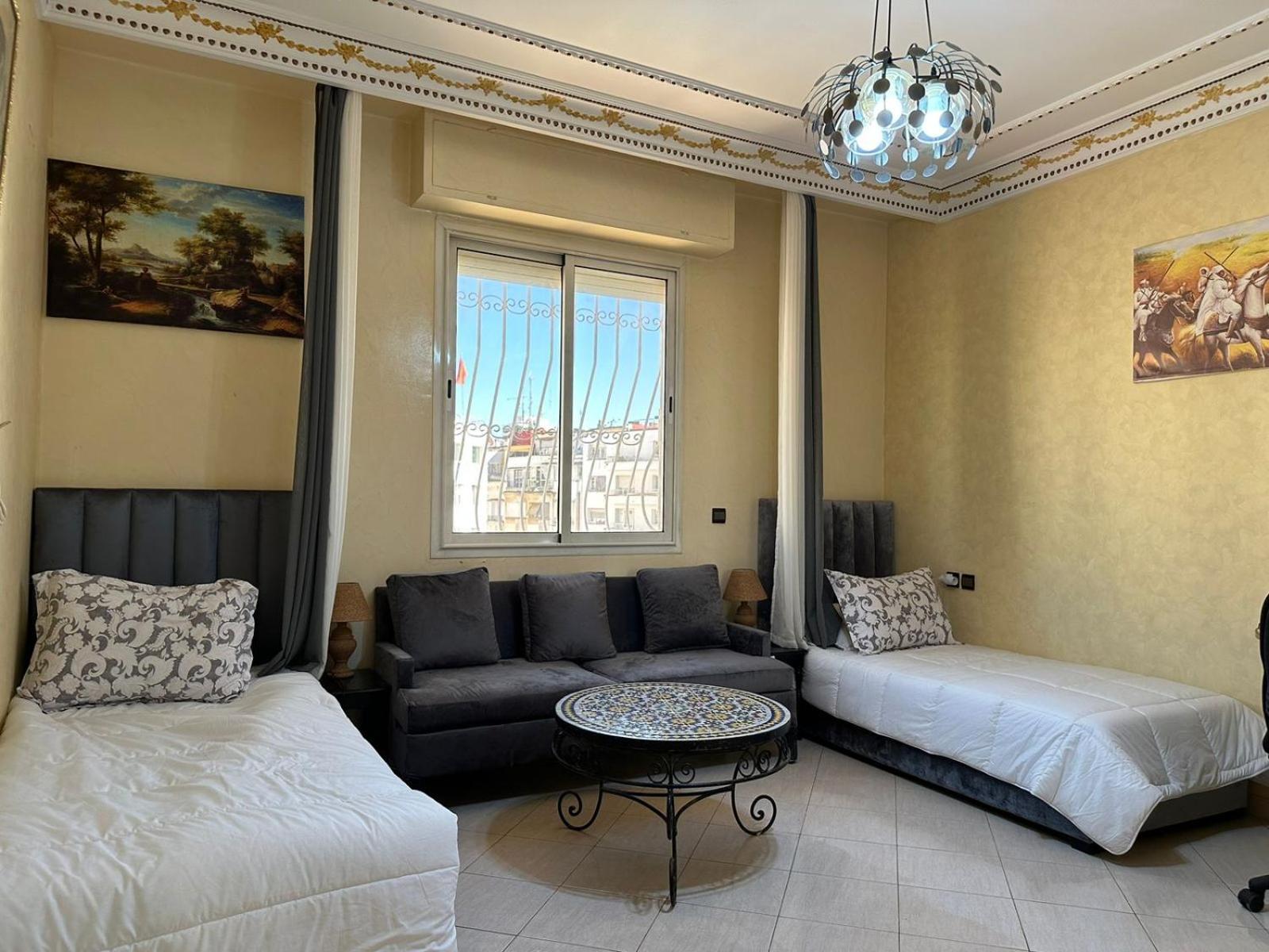 Ferienwohnung Panoramic View Of Downtown Rabat Exterior foto