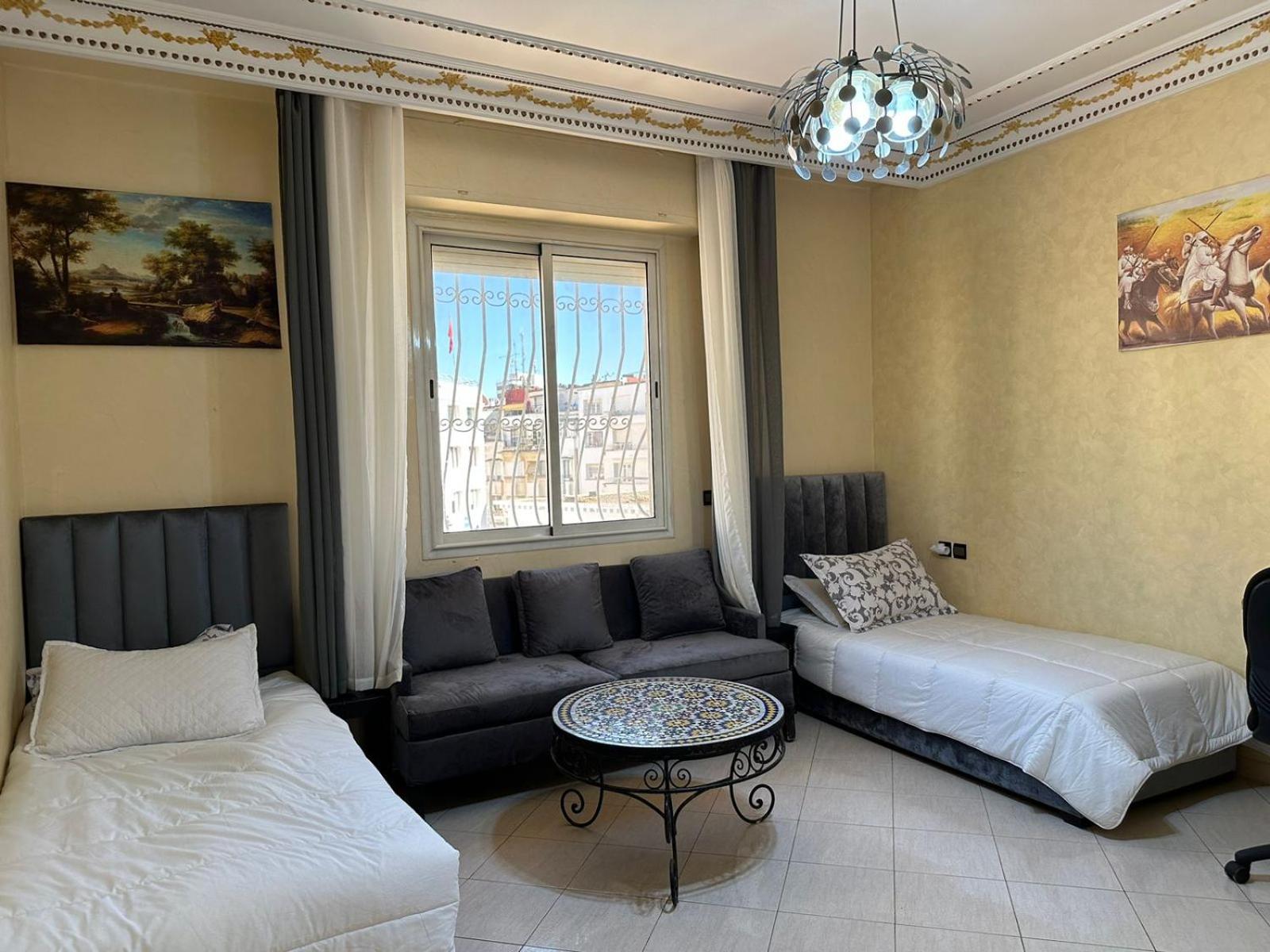 Ferienwohnung Panoramic View Of Downtown Rabat Exterior foto