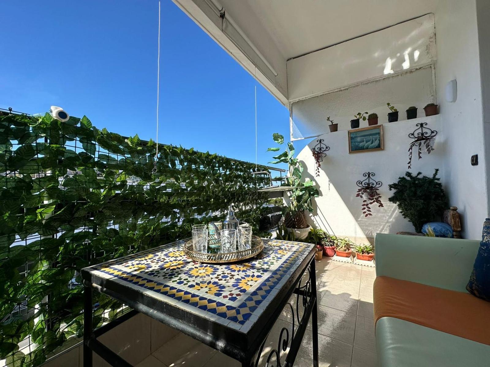 Ferienwohnung Panoramic View Of Downtown Rabat Exterior foto